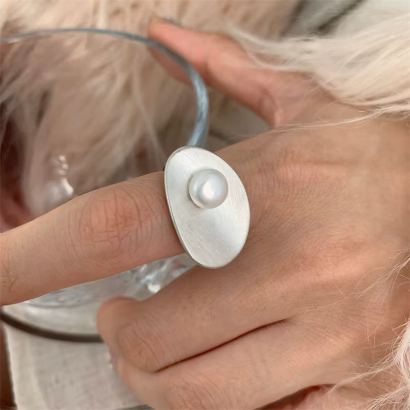 XIYANIKE – bagues réglables en perles de géométrie irrégulière faites à la main pour femmes, nouveau