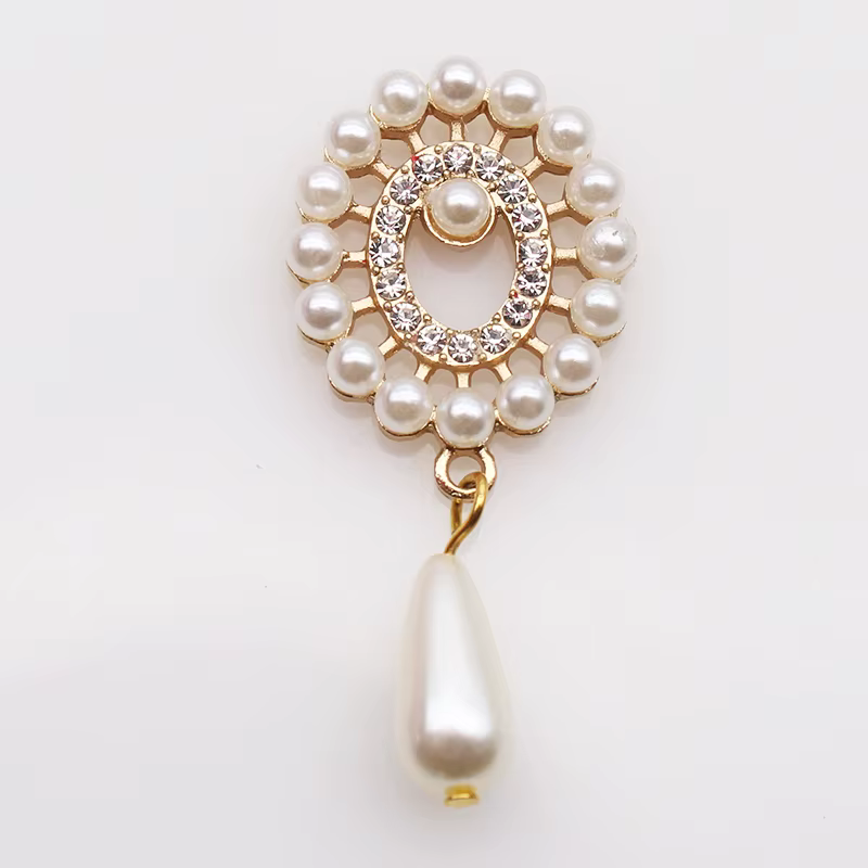 Bijoux Astronomiques Plats en Strass promenales, Broche en Métal, Couture à la Main, Perle Artificie