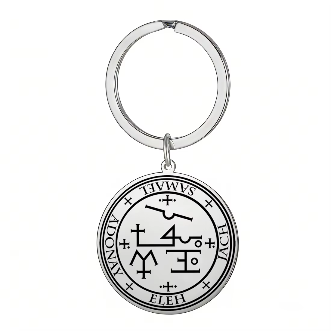 Porte-clés Sceau des Archanges EUEAVAN MICHAEL GABRIEL RAPHAEL AZRAEL CAMAEL, Talisman, Amulette en 