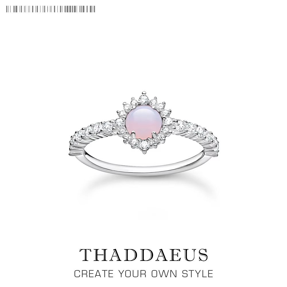 Bague en pierre scintillante pour femmes, bijoux fins, tout nouveau cadeau romantique en argent Ster