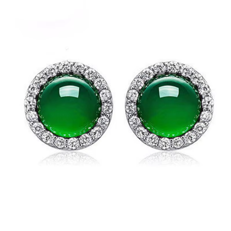 Boucles d'oreilles à tige de cornaline naturelle pour femmes, bijoux en argent 925, boucle d'oreille