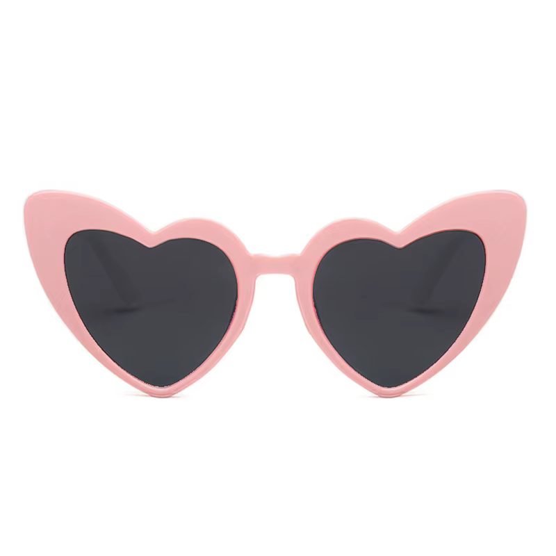 Lunettes de soleil en forme de cœur pour enterrement de vie de jeune fille, cadeau de demoiselle d'h