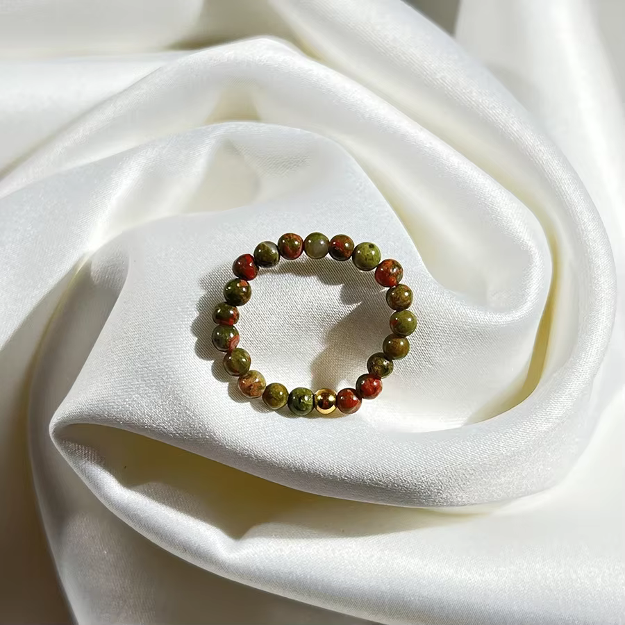 Perles en pierre naturelle de 3mm, bague faite à la main pour Bijoux de mariage, bagues de déclarati