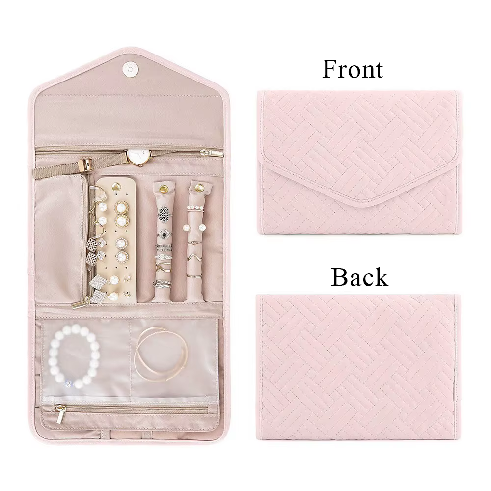 Organisateur de rangement de bijoux multiples, Bracelet, boucles d'oreilles, accessoires, sac de tra