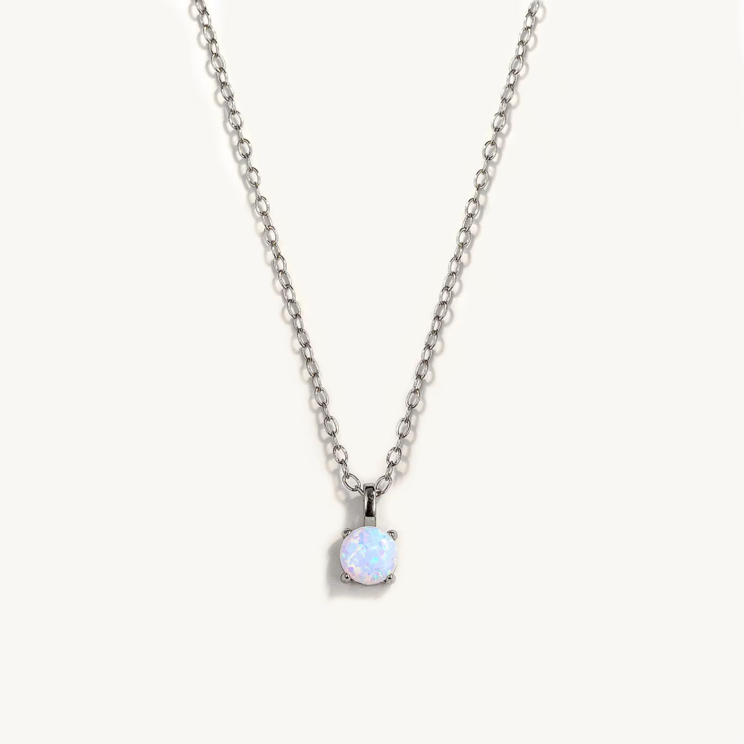 CANNER 925 argent Sterling plaqué or 18 carats opale dames collier de mariage clavicule chaîne colli