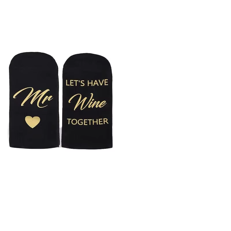 Chaussette de fiançailles pour couples de jeunes mariés, douche de patients de mariage, se marier, t