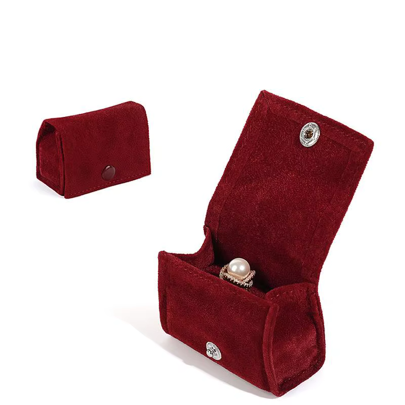 Boîte à bijoux en velours, boîte de rangement portable multifonctionnelle, mini boîte de rangement p