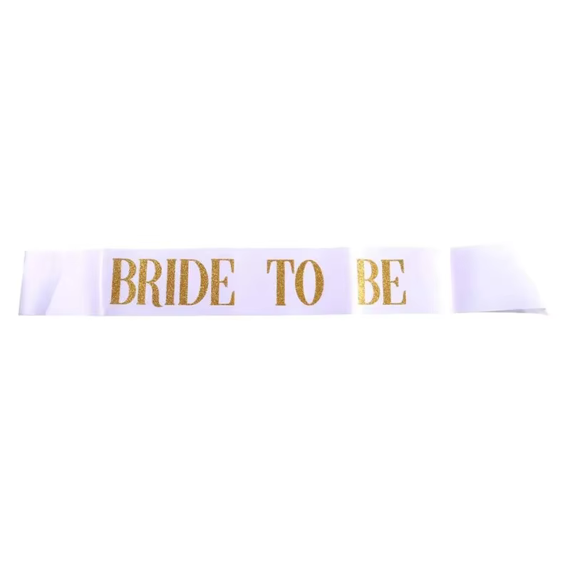 Fête de mariage mariée à être équipe mariée tribu Satin ceinture mariage douche nuptiale Bachelorett