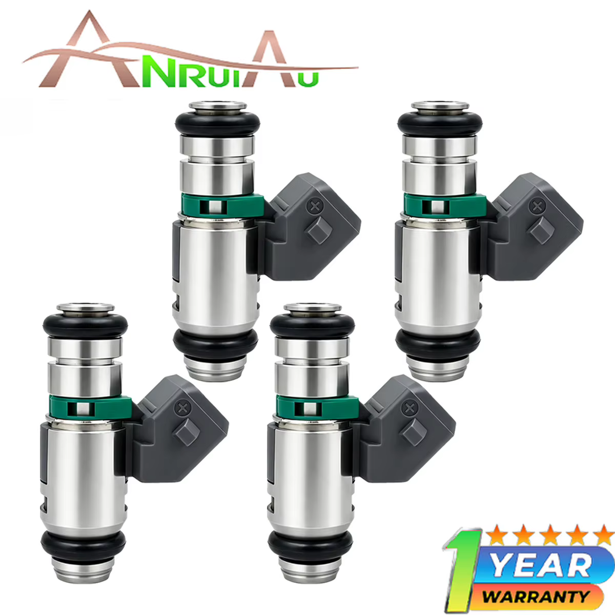 Lot de 4 injecteurs de carburant INJ533 pour Nissan Renault Aprio Platina Clio 02-10