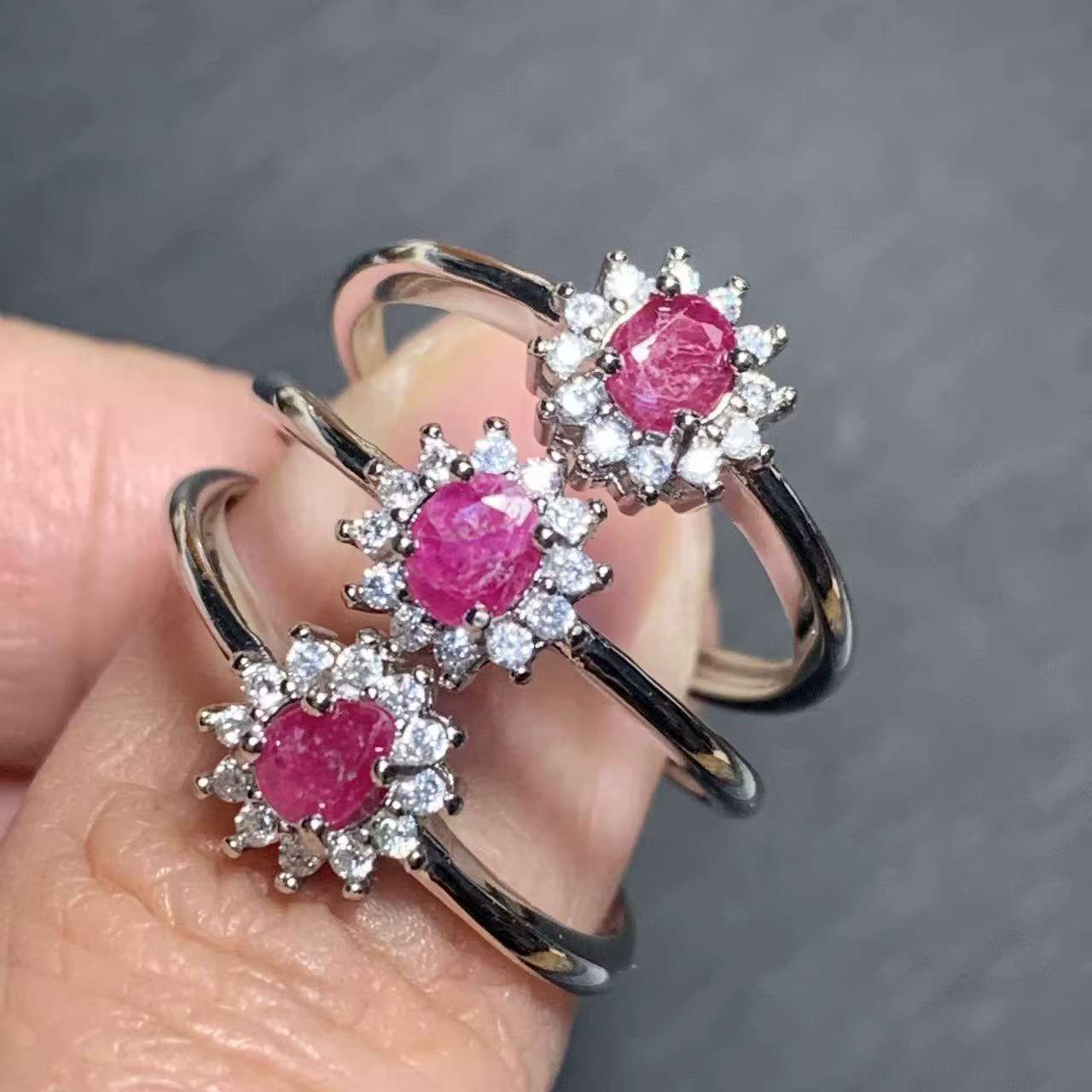 Bague ajustable en cristal naturel pour femme, bijoux féminins classiques, cadeau de haute qualité, 