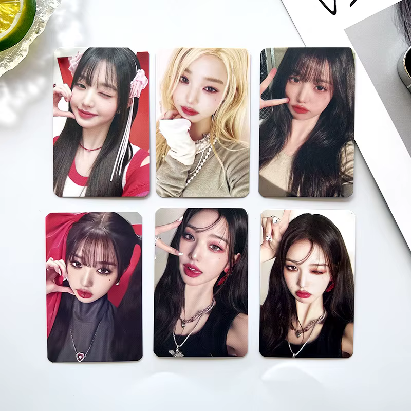 6 pièces/ensemble nouveau KPOP idole Album cartes Photo carte faite maison cartes postales pour les