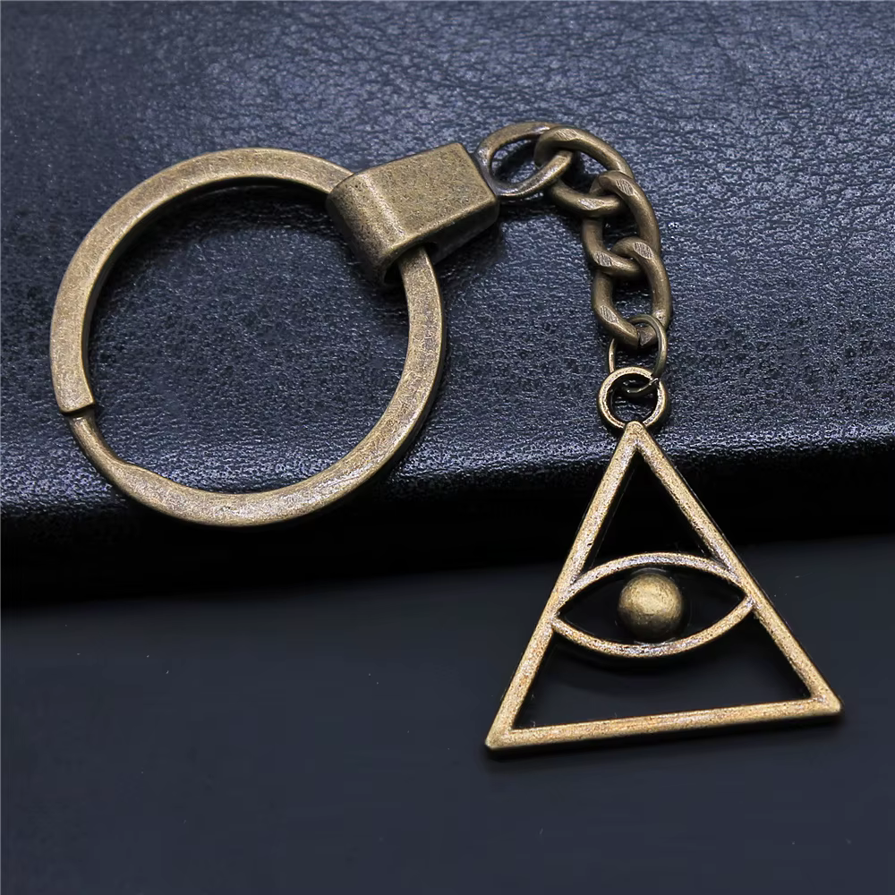 Porte-clés vintage en alliage métallique, cadeau souvenir, Dakota ide éma enne, pharaon, œil d'horus