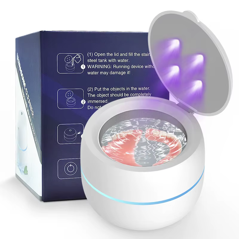 Nettoyeur UV ultrasonique domestique, Assistant dentaire, bain de prothèse dentaire, Kit de nettoyag