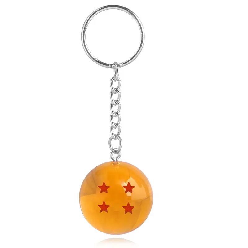 Porte-clés et breloques de la série Dragon Ball de Bandai, accessoires, Dragon Balls 1 à 7 étoiles, 