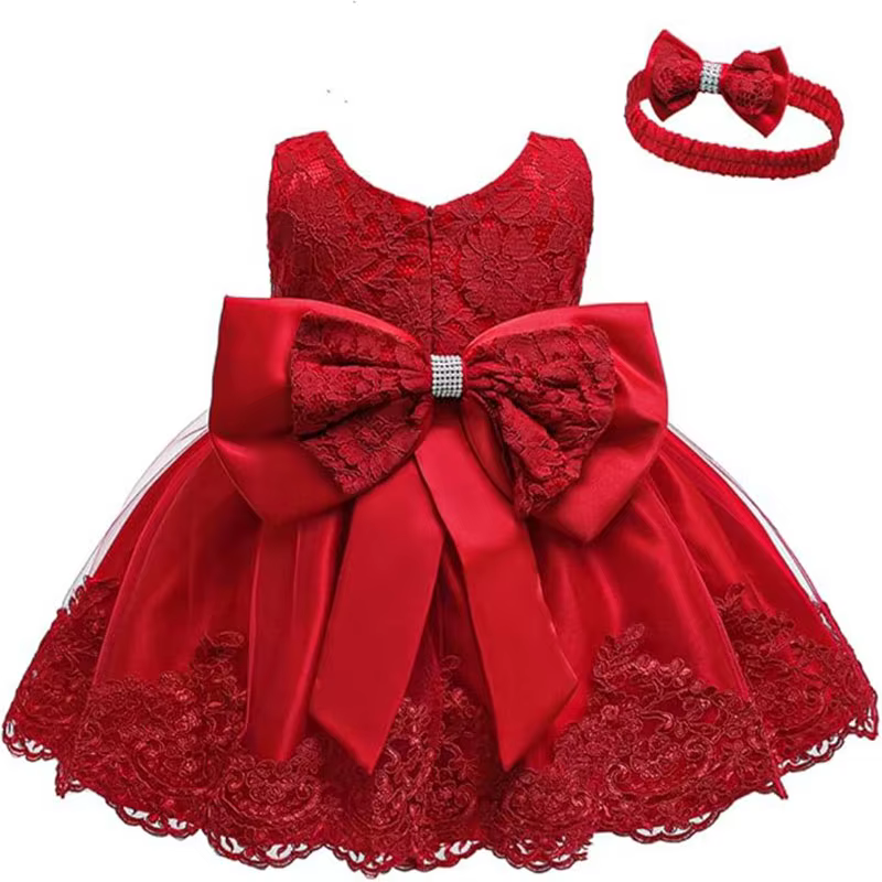 Robe de baptême blanche pour filles, robes de demoiselle d'honneur pour mariage, robe de bal, gros n