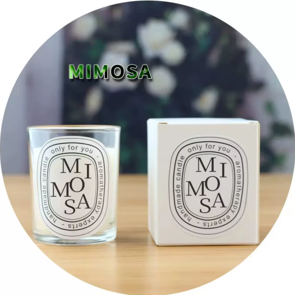 Nouvelle Bougie d'Aromathérapie, Cadeau Romantique, Bougie Parfumée en Pot Transparent, Cadeau pour 
