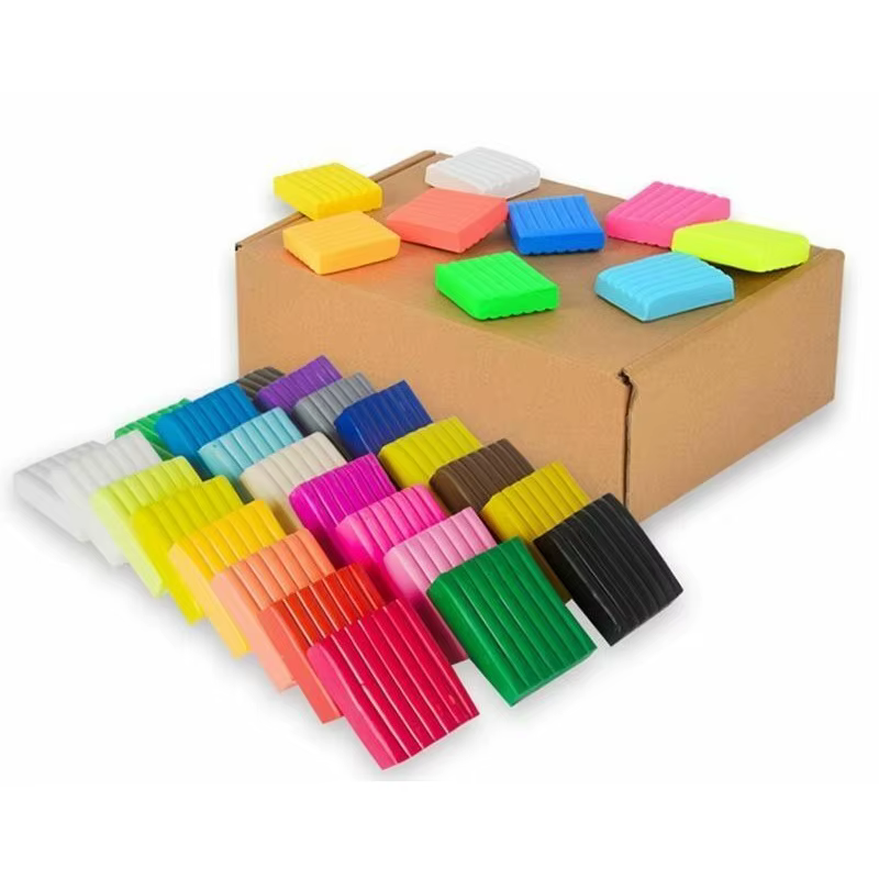 Argile polymère pour bricolage, 24 couleurs, bijoux, moulage doux, blocs d'artisanat, cadeau d'anniv