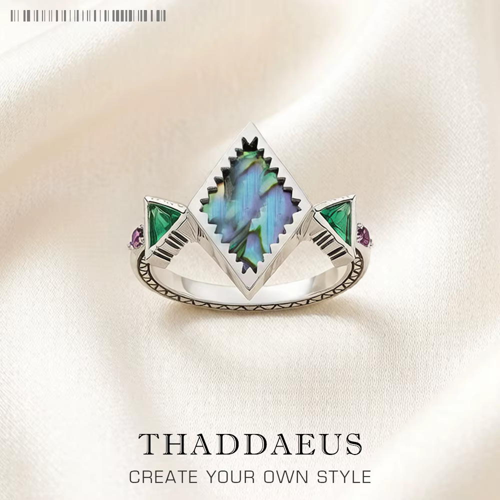 Bague Zig Zag nacre ormeau tout nouveau Style européen beau bon bijoux pour les femmes cadeau d'été 