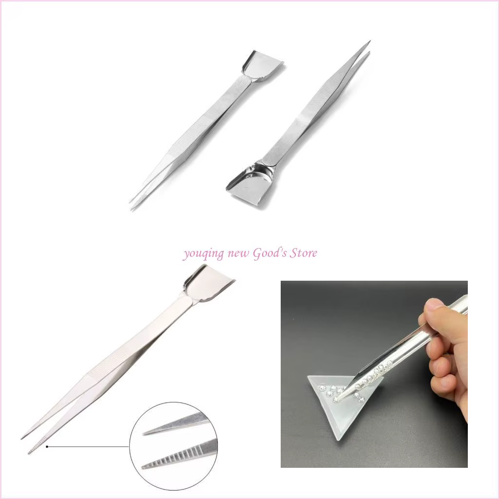57QA – ensemble professionnel fabrication bijoux à 12 composants, comprenant attrape-perles coudé de