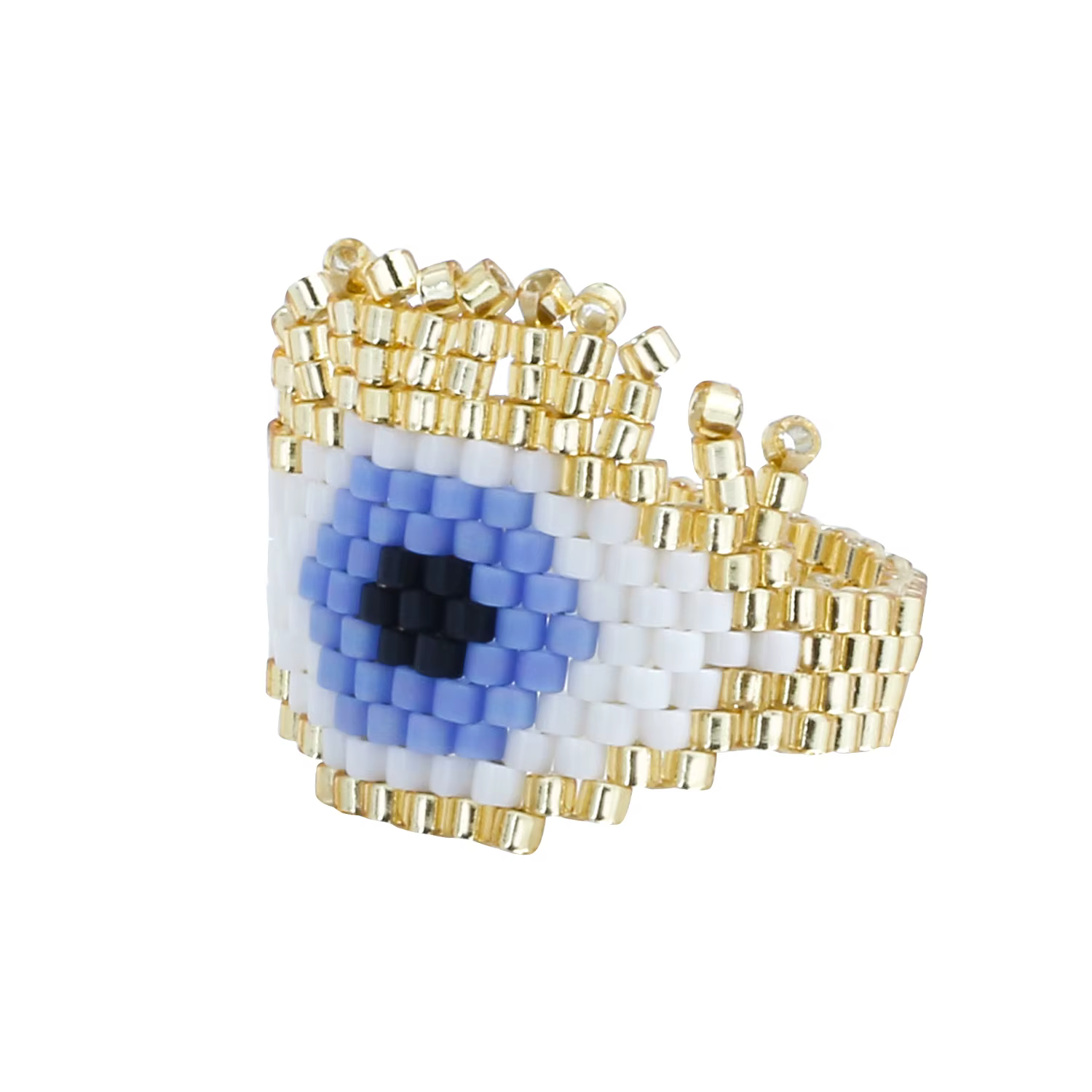KELITCH turc mauvais œil anneau Unique fête mode bijoux de protection Nazar Boncuk Design déclaratio
