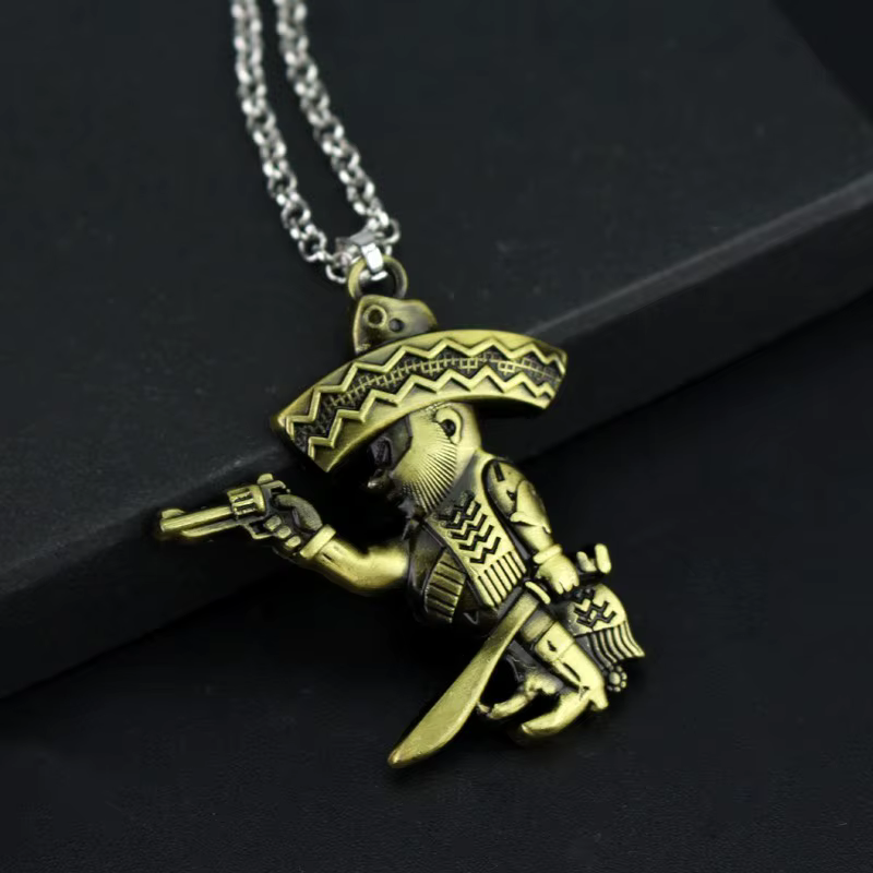 MC BandiEducational Bandits Collier Pendentif Classique, Film, Document Bronze, Mode Mondiale, Femme
