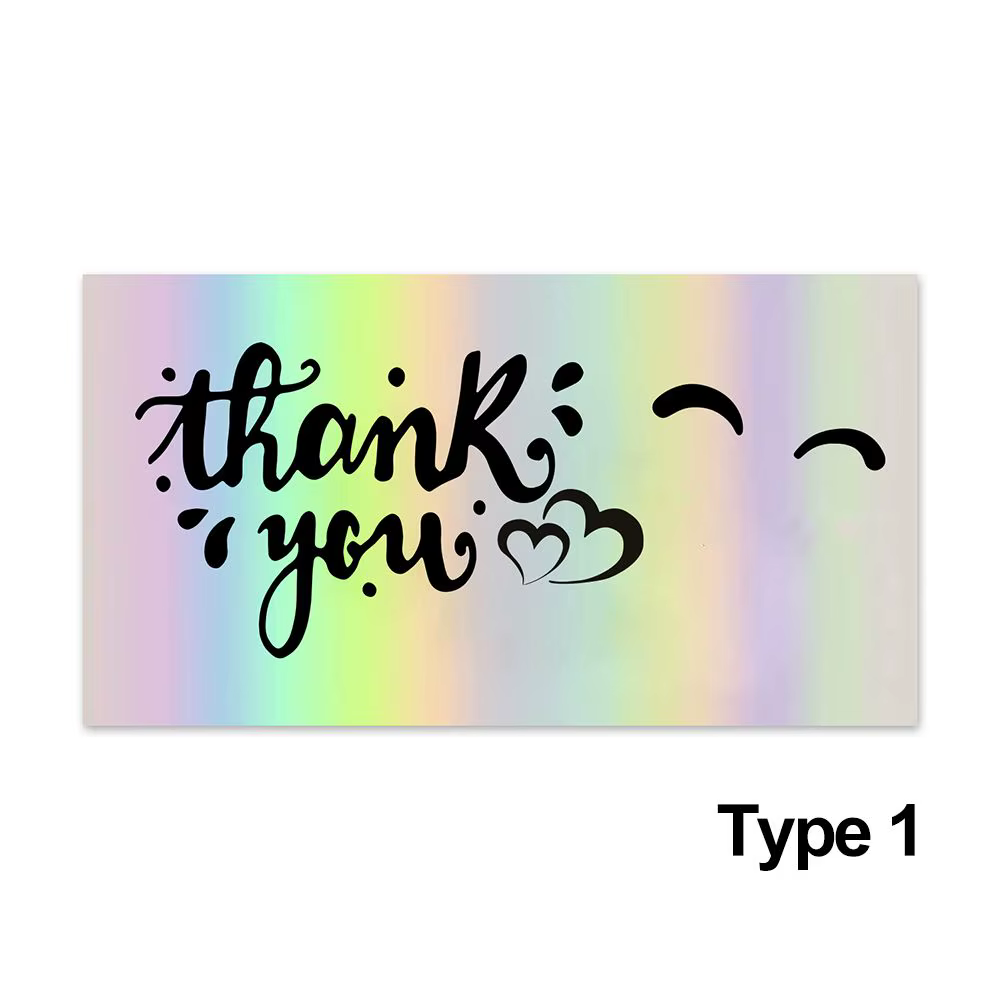 Emballage cadeau d'achat Inserts au détail en ligne Merci Magnifique Merci pour votre commande Carte
