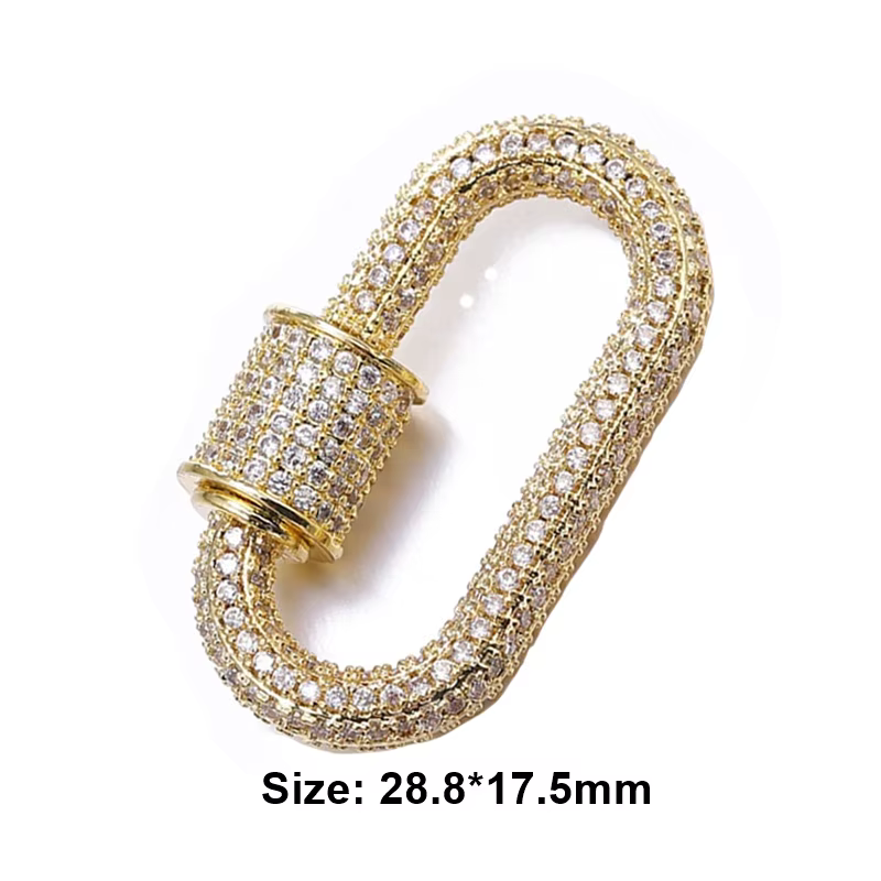 Juya fait à la main créatif spirale médaillon pendentif mousqueton fermoirs accessoires pour bricola