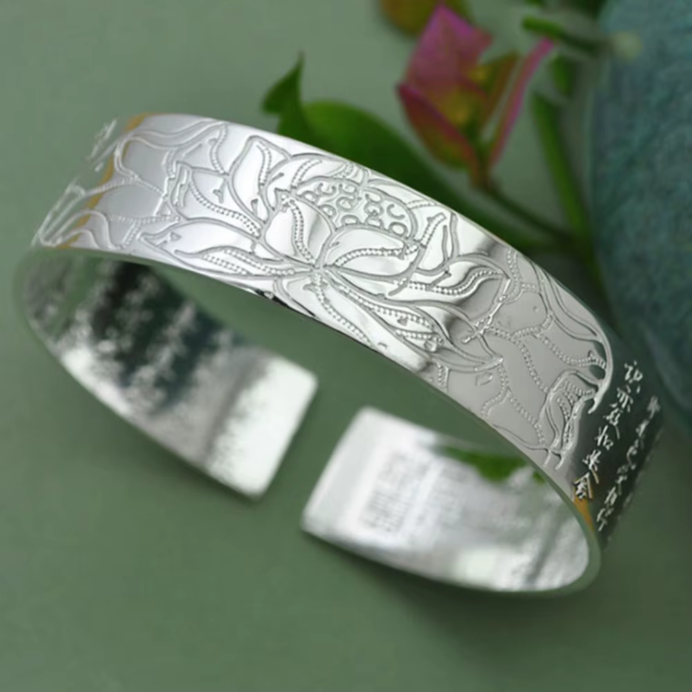 Bracelet en argent sterling 925, nouveau bijou de mode pour femmes et hommes, style rétro, sculpture