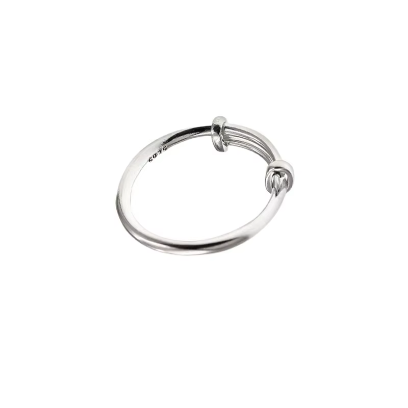 PONYKISS – bague réglable couleur argent pour femmes, bijoux à la mode, accessoires minimalistes