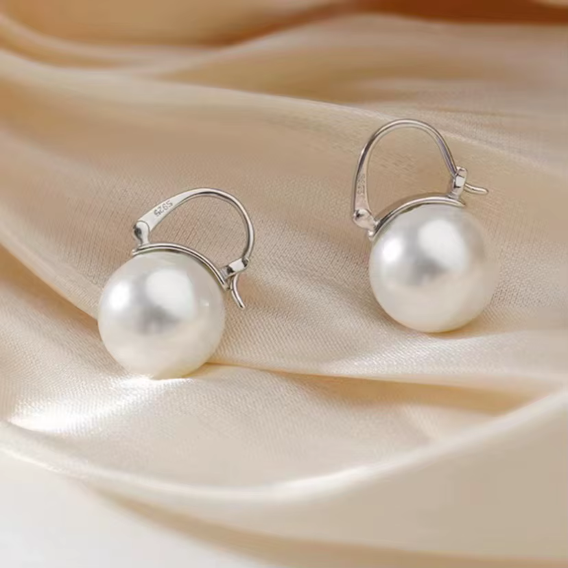 LAYA 2025 nouveau 925 en argent Sterling boucle d'oreille coquille perle boucle d'oreille Style coré