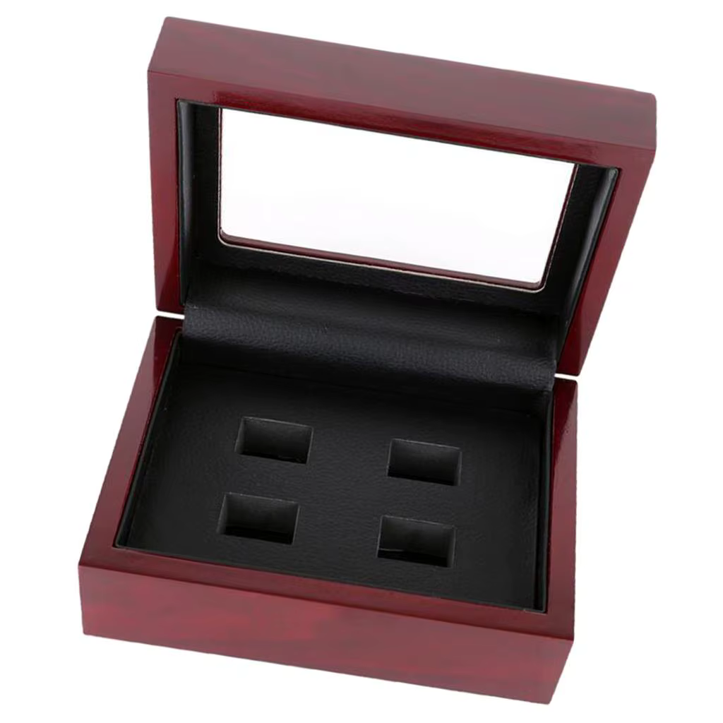Boîte de présentation de bijoux en bois, boîte de rangement, vitrine cadeau, organisateur pour bague