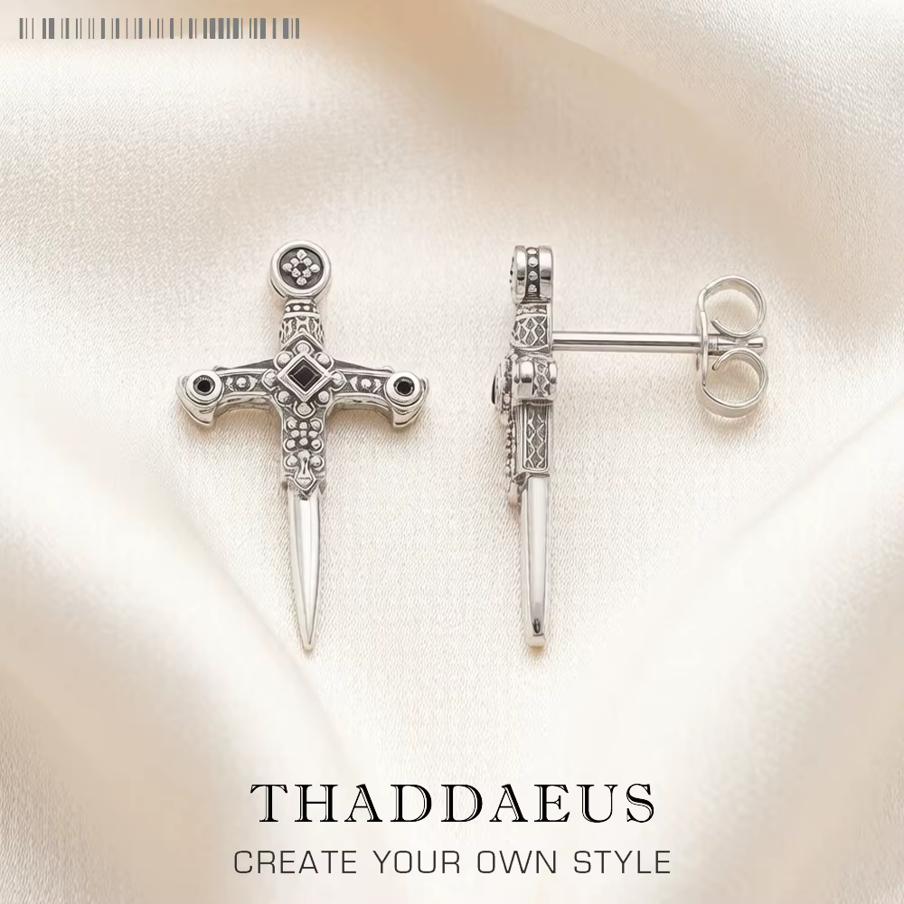 Épées d'oreilles Vintage Style européen, bijoux fins fantaisie pour femmes et hommes, effet mystique
