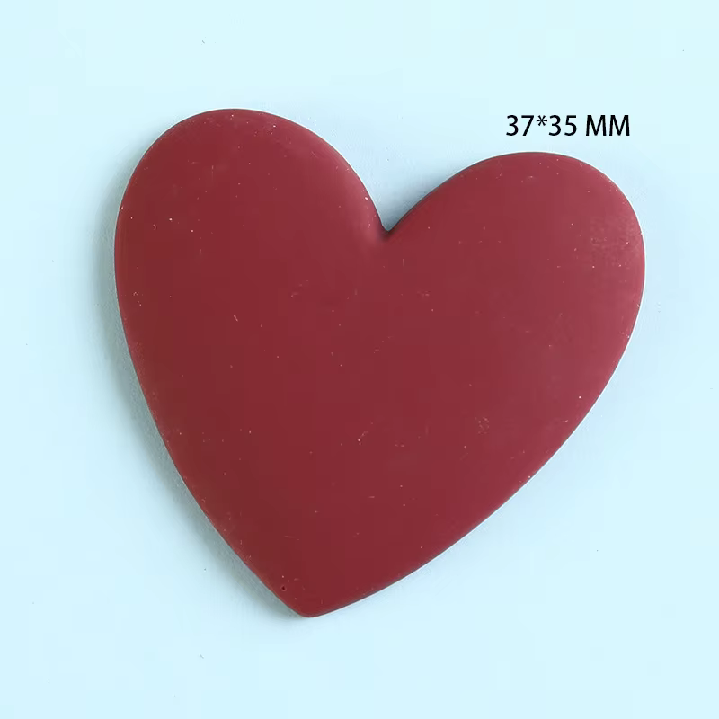 Boucles d'Oreilles en Résine en Forme de Cœur, Accessoires pour Cheveux, Bijoux, Téléphone, Réfrigér