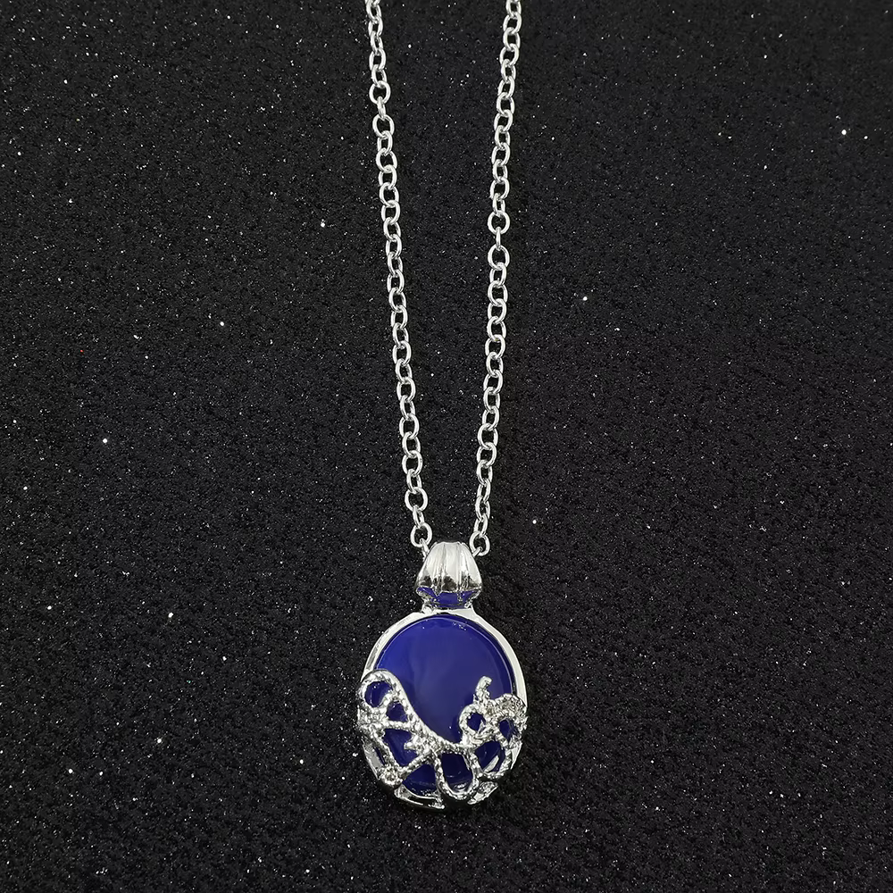 Film populaire Vampire Diaries collier Elena Gilbert Vervain romantique cristal pendentif collier po