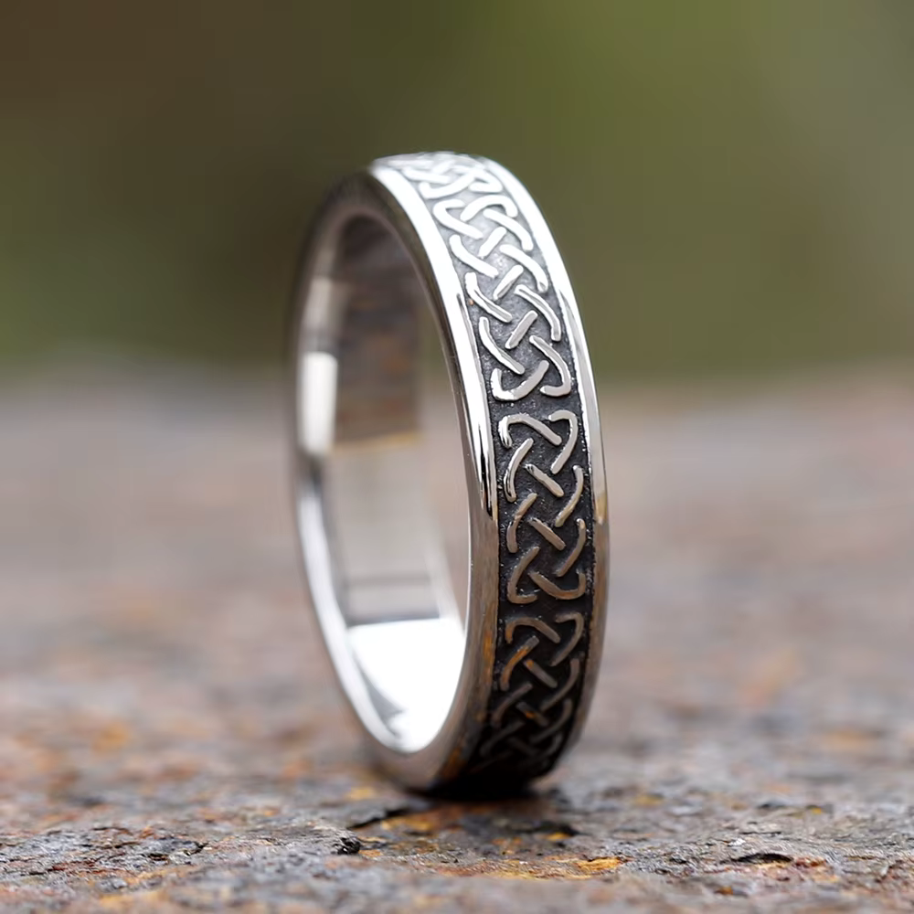 Bague de couple pour amoureux viking pour hommes et femmes, cadeau de petite amie, bijoux de mariage