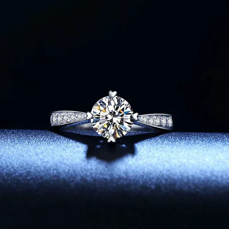 Bagues de fiançailles réglables en argent Sterling 925 et Zircon pour femmes, bijoux élégants de mar