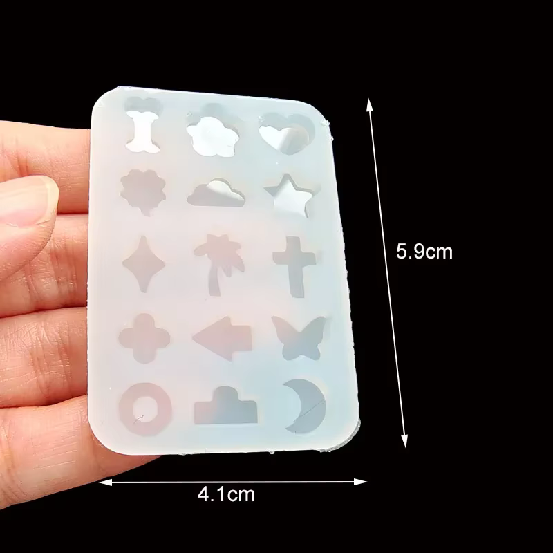 Moule en silicone DIY pour bijoux en résine époxy, accessoires de bijouterie, moule en forme de cadr