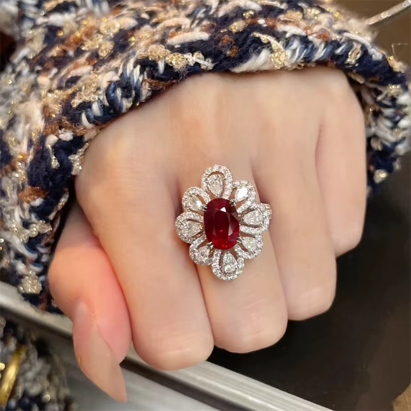 Chimfraîchement Lab AdrenJewelry Ensembles de bijoux en argent 2023 pour femmes, collier de fête nob