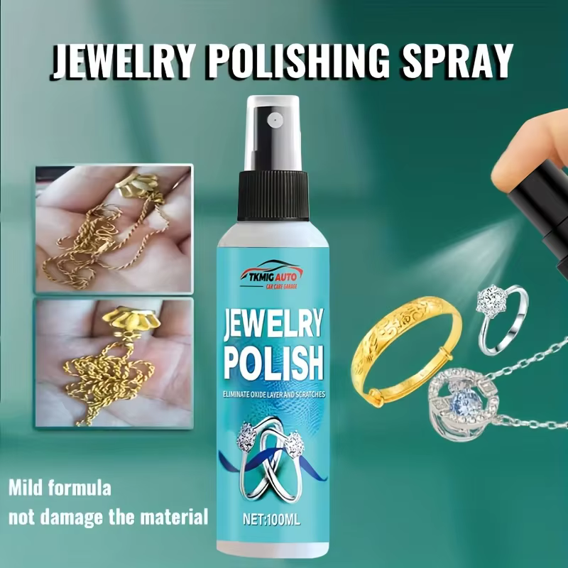 Spray de restauration de bijoux – Vernis liquide polyvalent pour un retrait rapide des rayures, rest