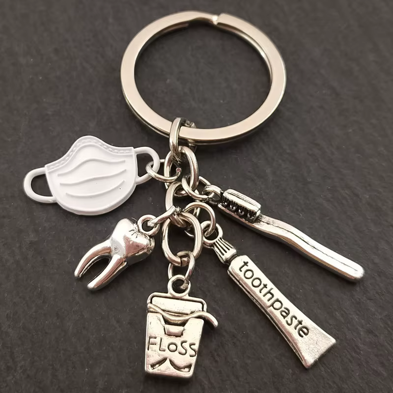 Breloques dentaires pour femmes, chaîne continent, faites ce que vous aimez, amour, ce que vous fait