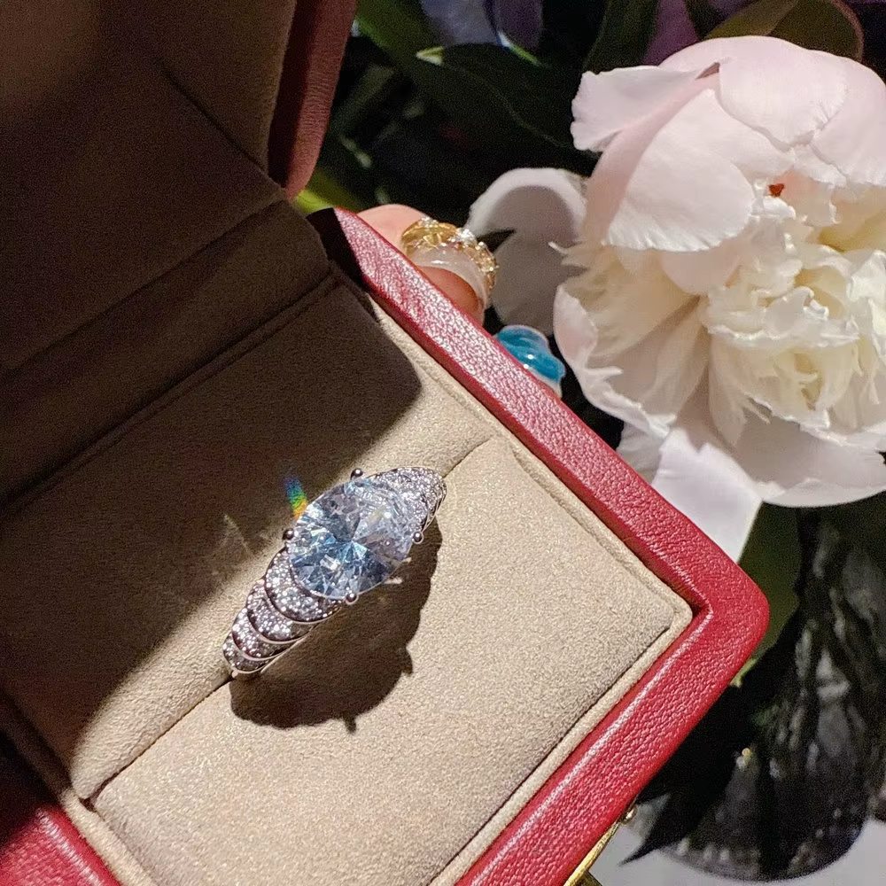 Collier de style pierre précieuse rouge rhum italien, bijoux à coupe rose avec bague couronne fruit 
