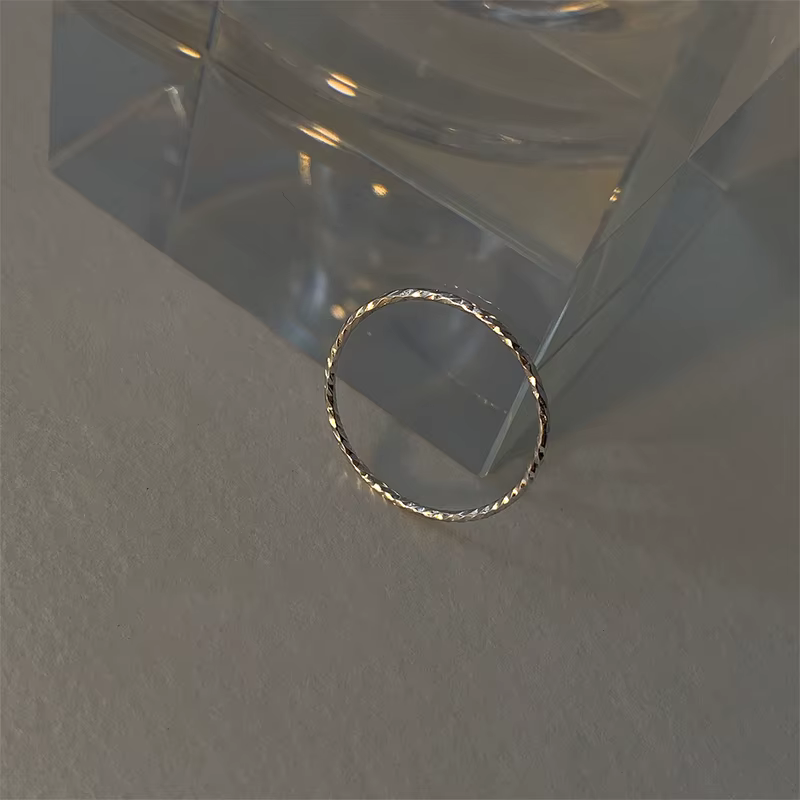 Bague simple et polyvalente en argent Sterling 925, pliable, accessoires de bijoux de fête pour femm