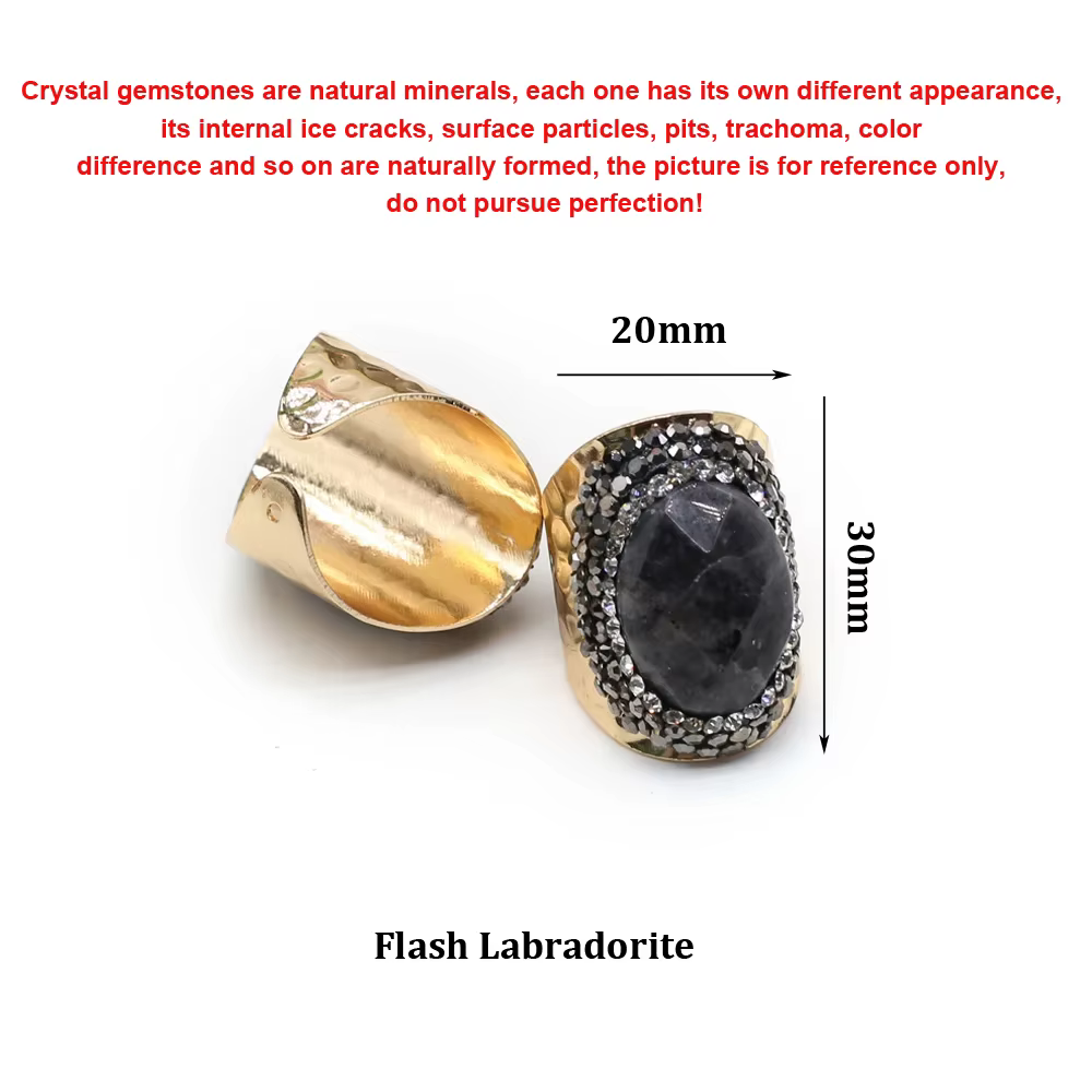Bague en pierre naturelle pour femmes, Vintage, couleur or, Cabochon ovale, Agate noire, Lapis Lazul