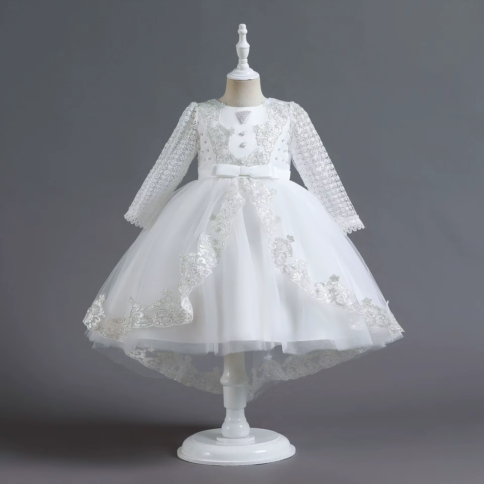 Robe de soirée formelle pour filles, tenue de Rhde mariage, costume de princesse pour enfants de 6, 