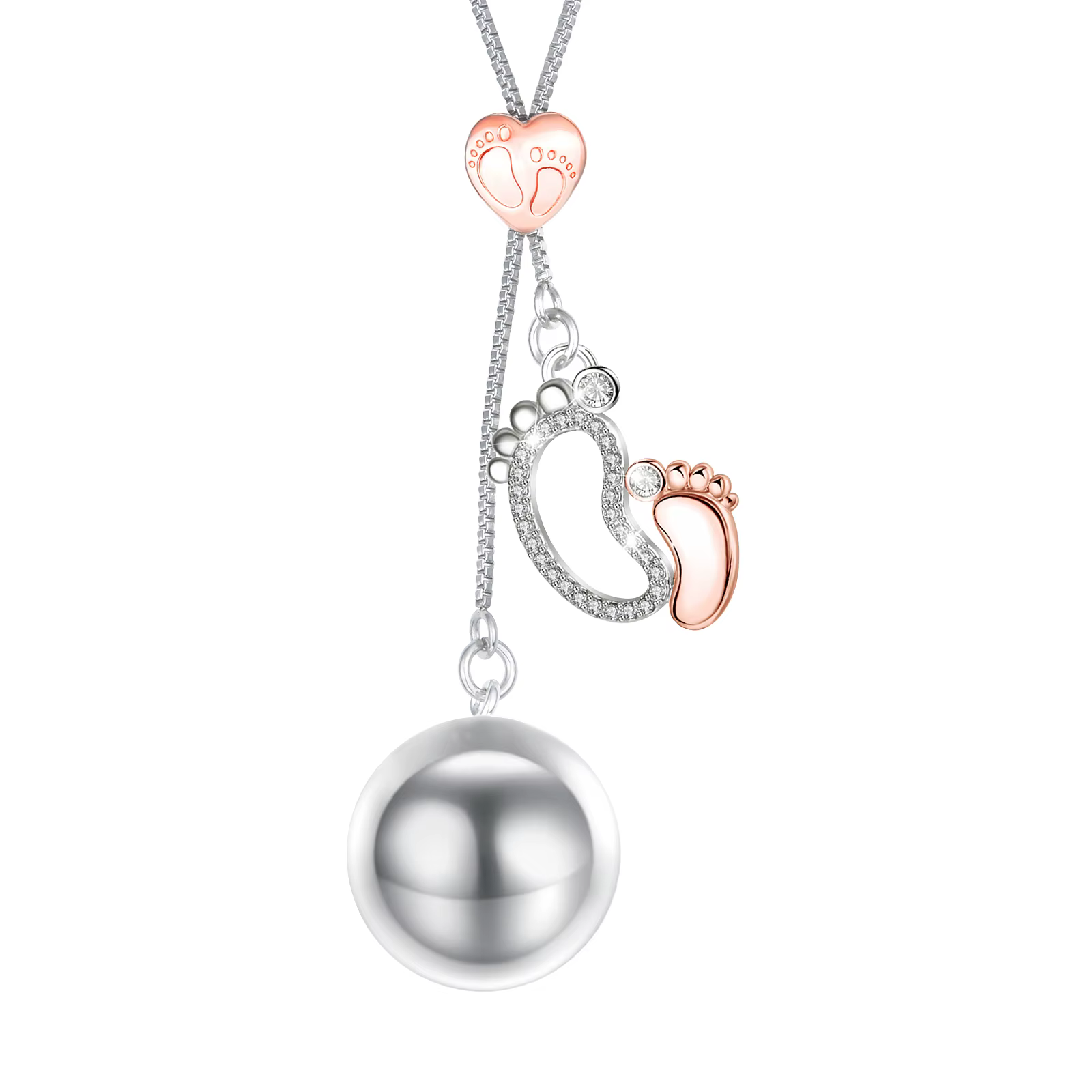 Eudora Harmony Ball bébé empreinte pendentif grossesse Bola bébé carillon boule ange appelant collie