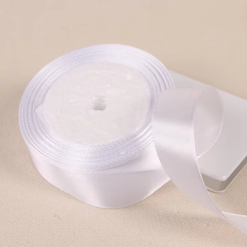 Rubans en Satin de 6/10/15/20/25/40/50mm, Fournitures de ixde Mariage, Artisanat Artificiel, Accesso