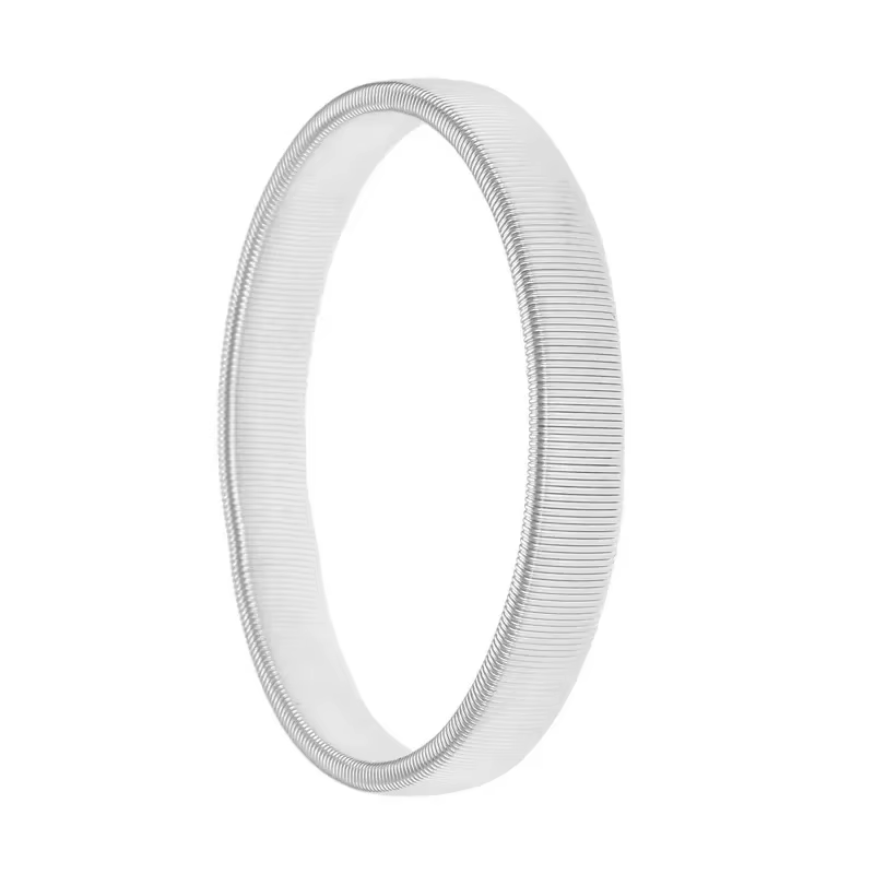 Bracelet élastique en métal pour hommes et femmes, brassard de personnalité, manchette élastique com