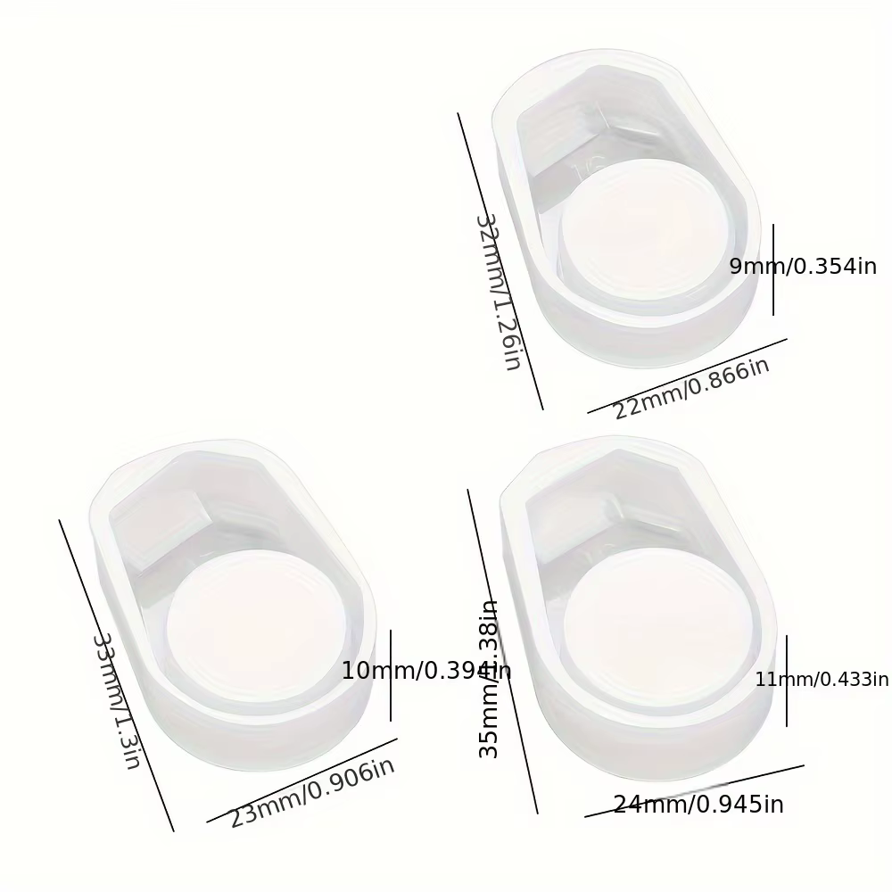 Moules en silicone pour résine époxy ; utilisés pour la fabrication de bagues en résine époxy ; adap