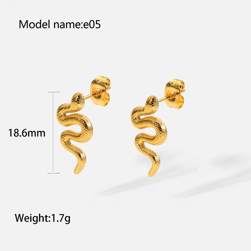 Boucles d'oreilles pendantes vintage creuses en acier inoxydable couleur or 2026, bijoux tendance po