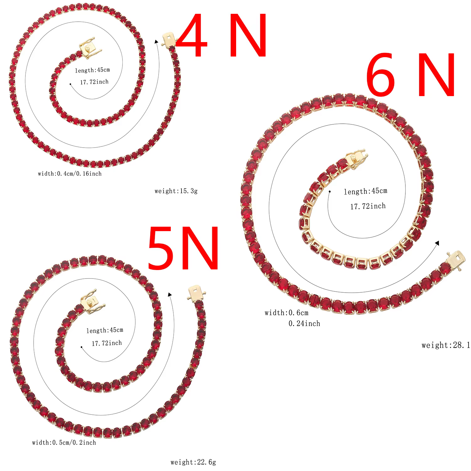Nouveau collier Monaco S-Clasp en noir, blanc et rose - un cadeau de bijoux pour femme